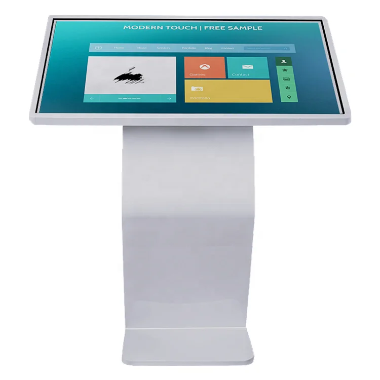 Interactive Lcd Digital Information Touch Screen Totem Publicitario Exterior Tablet Stand Kiosk