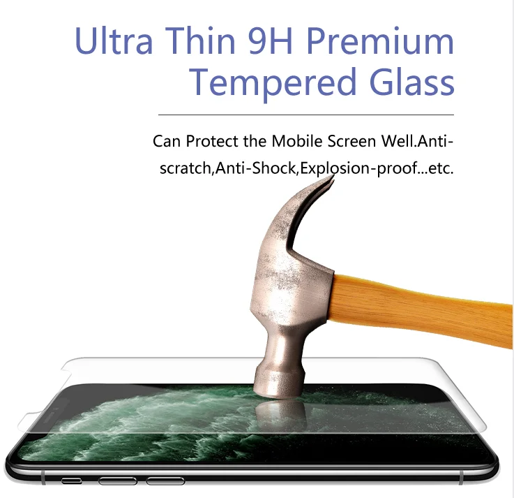 Amazon Hot 2 pack Screen Protector Smartphone Anti Scratch 2.5D Tempered Glass Screen Protector Film For iPhone 13 Pro/12/11/XS