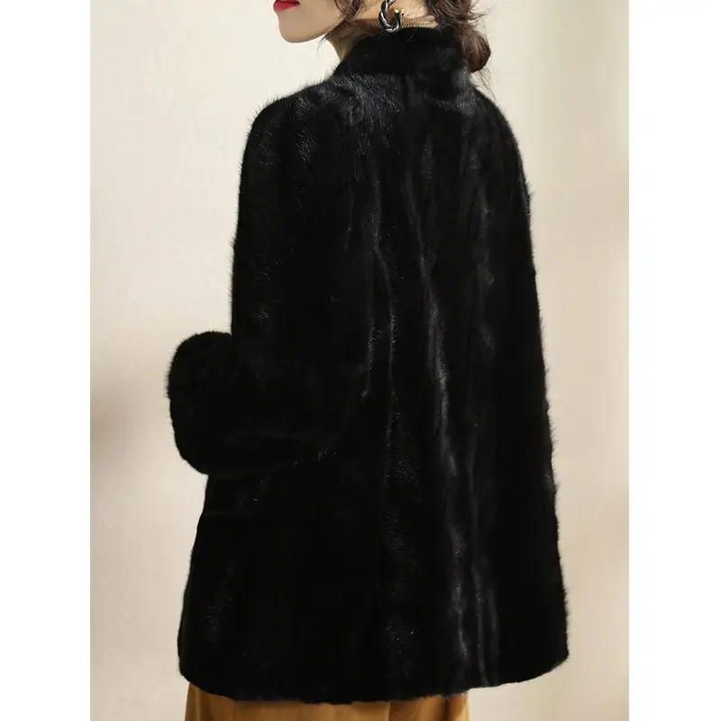 High quality wholesale 2022 New Winter Mink Coat Ladies Short Fur Coat