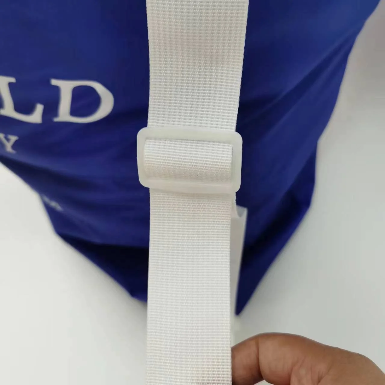 Polyester Drawstring Bag High Quality Reusable Recycle Customized Printed Logo  Shoulder Strap Heavy Duty Laundry bag