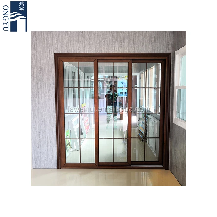 12mm Thick Toughened Glass Frosted Fire Resistant Material Retractable Mosquito Net Etching Design Office Half Gold Door