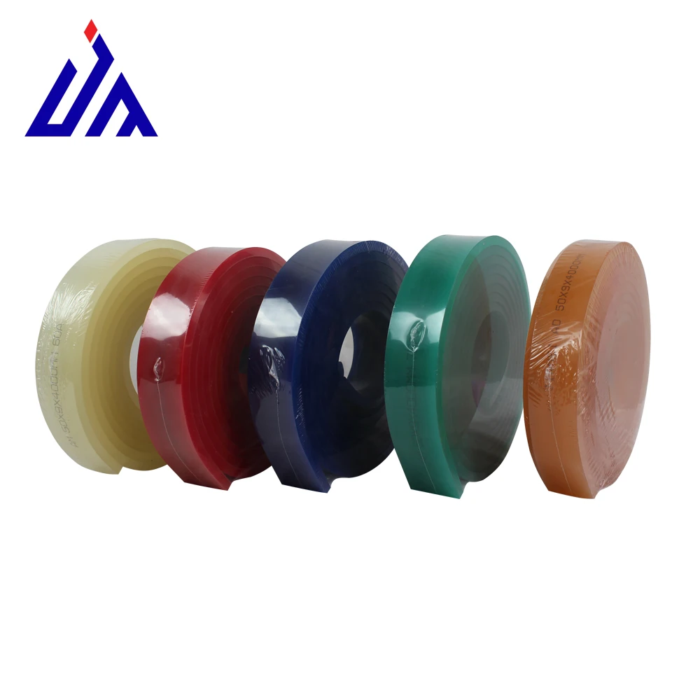 polyurethane pu screen printing rubber blanket squeegee scraper blade factory supplier