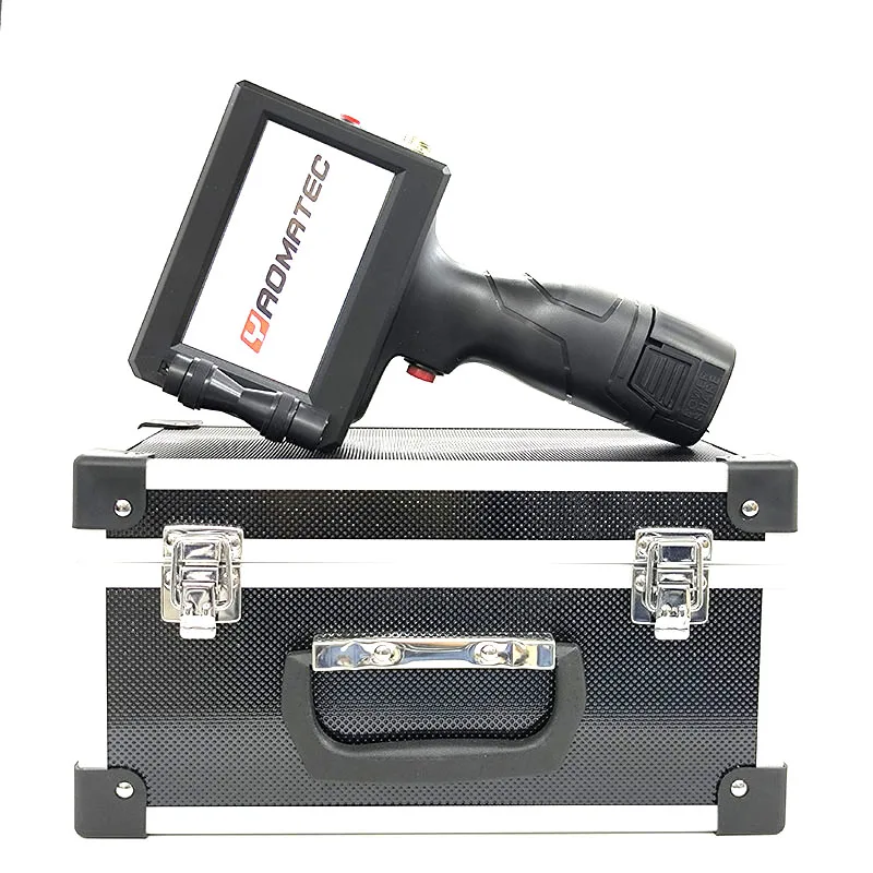 Yaomatec 25.4mm Portable Expiry Date Serial Number Batch Coding Machine Handheld Inkjet Printer