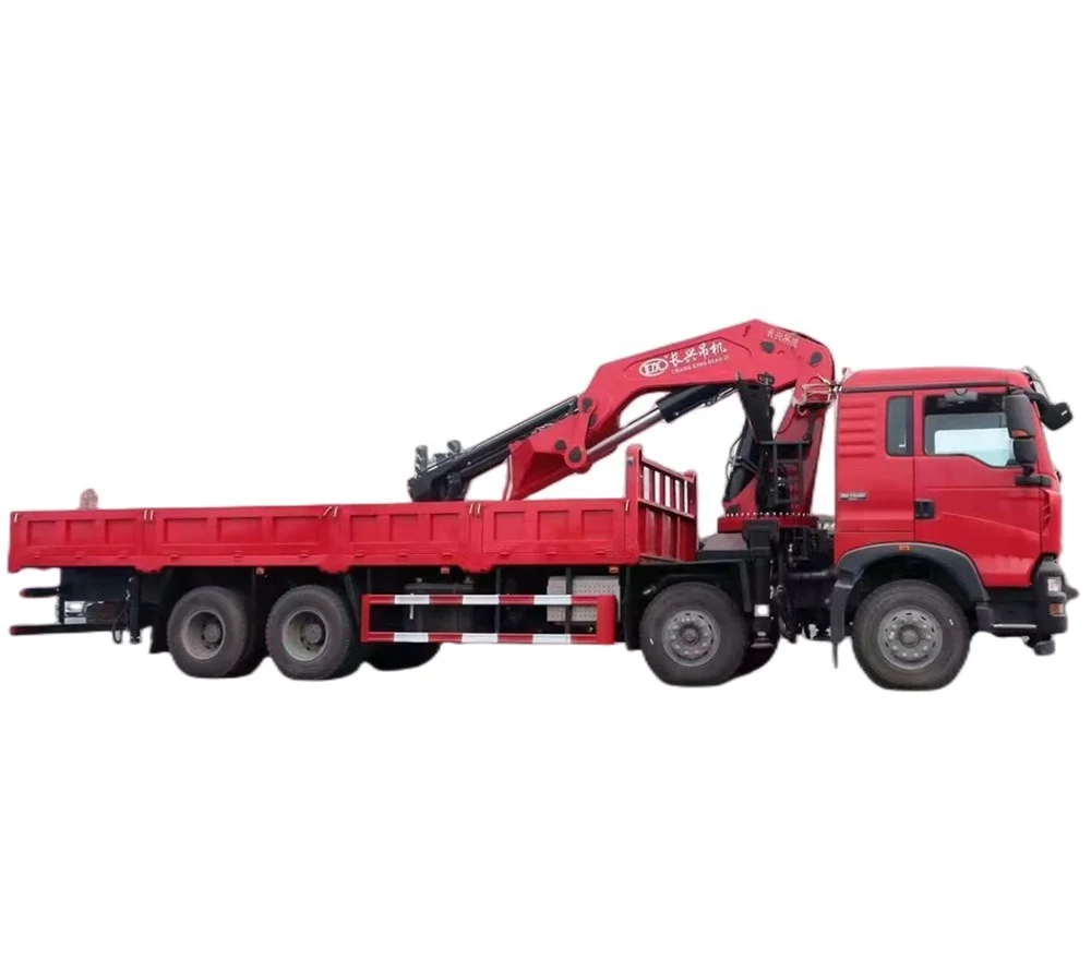 Howo 8X4 сверхмощный 25T/38T складной кран качественный грузовик с краном для продажи