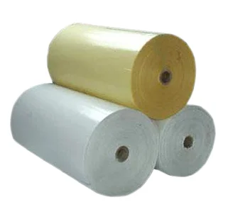 Silver PET sticker with glassine liner