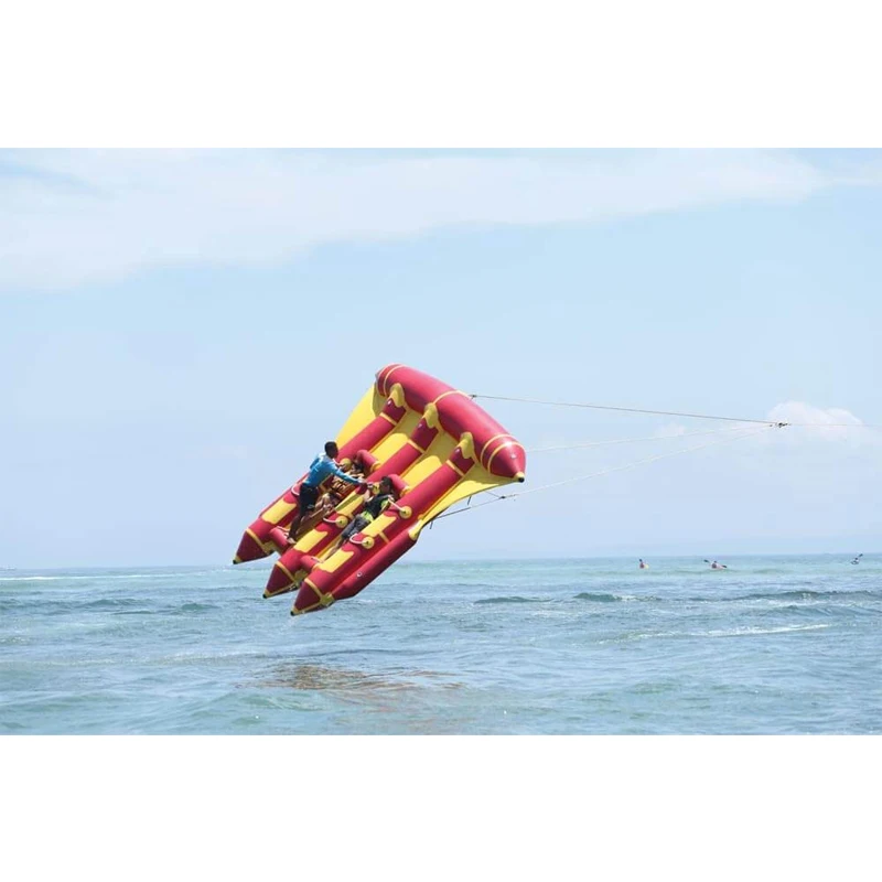 Crazy Water Sports Inflatable Flying Fish Tube Towable Inflatable Flying Fish Banana Boat For Jet Ski