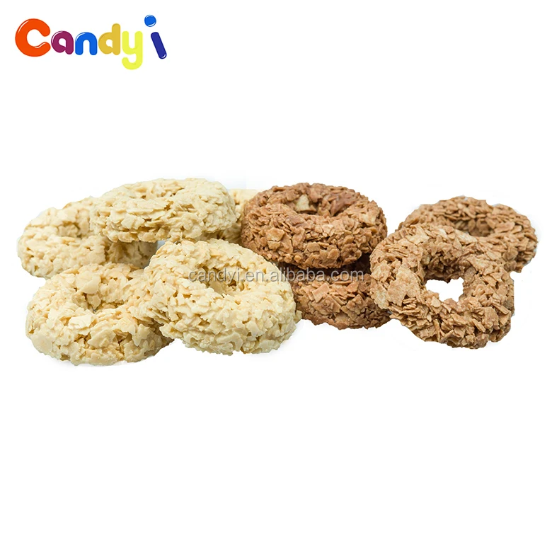 Delicious hot sell snack circle shaped milk grain oatmeal chocolate
