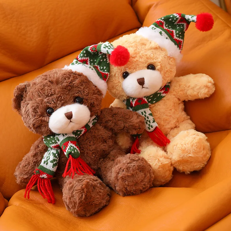13" Teddy Bear Stuffed Animal Bear in Stock Christmas Customized Logo CE Import Toys from China to India Unisex Mhl 7 Days
