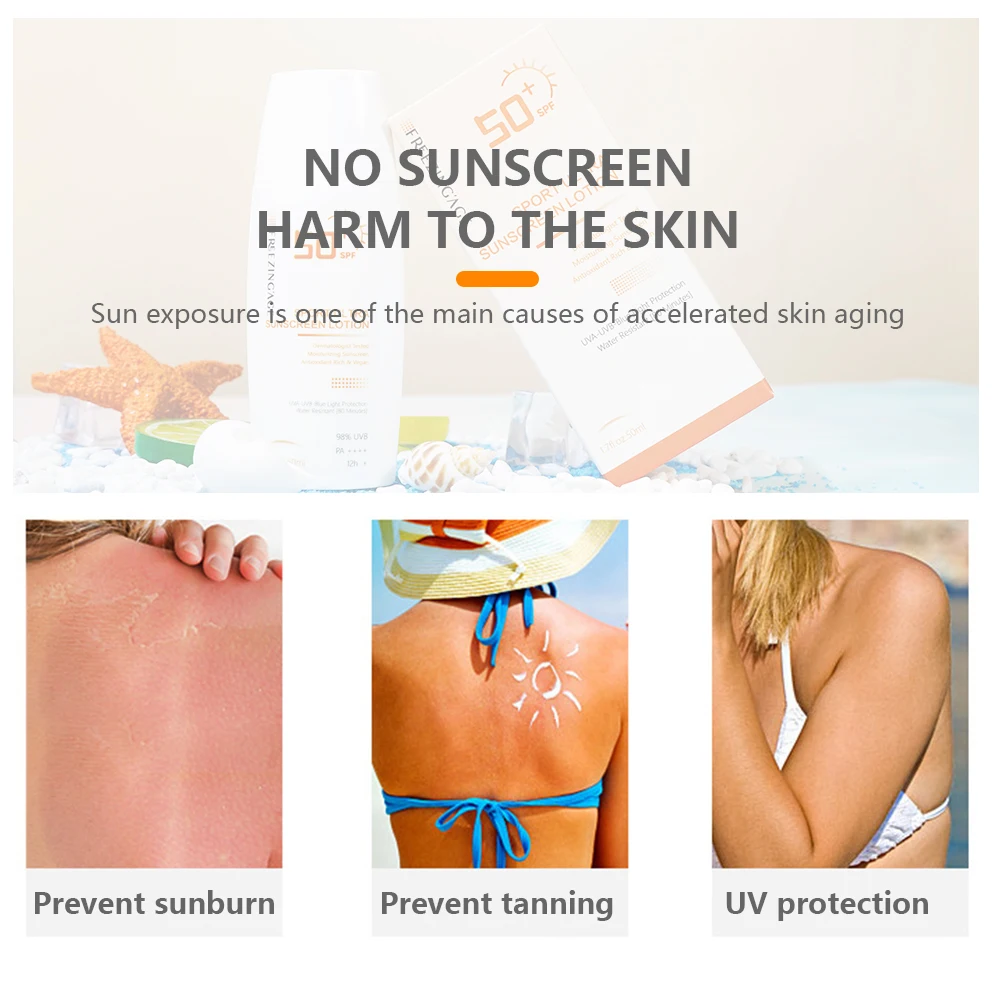 oem korean sunscreen spf50 moisturizing lotion protection honey for black people private label rebranding packaging tube