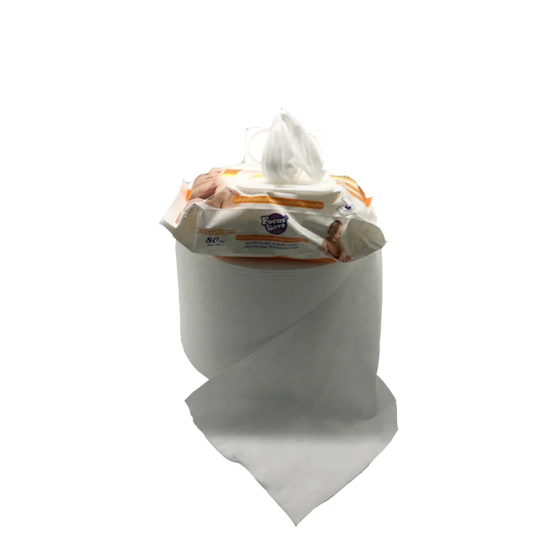 JUHUA Woodpulp Spunlace Nonwoven Spunlace For Wipes