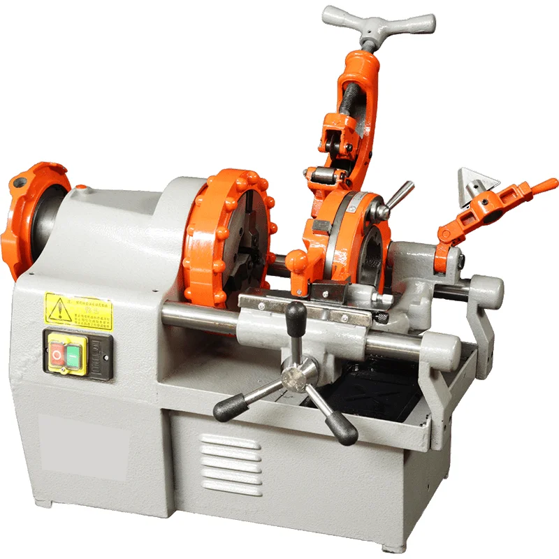 High Precision Electric Threading Machine Gin Artifact Industrial for Power Pipe Threader Simple Automatic Operation