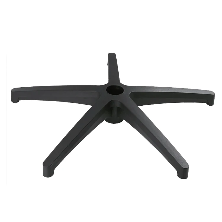 Factory price swivel chair base parts office chair leg five star nylon base