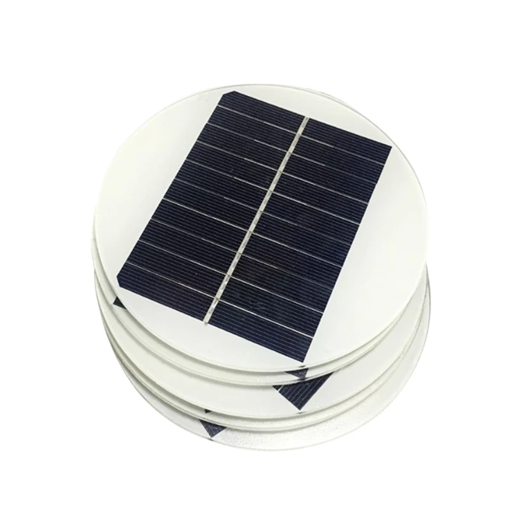 OEM Polysilicon Solar Panel Round Glass Laminated Solar Panel   In Battery