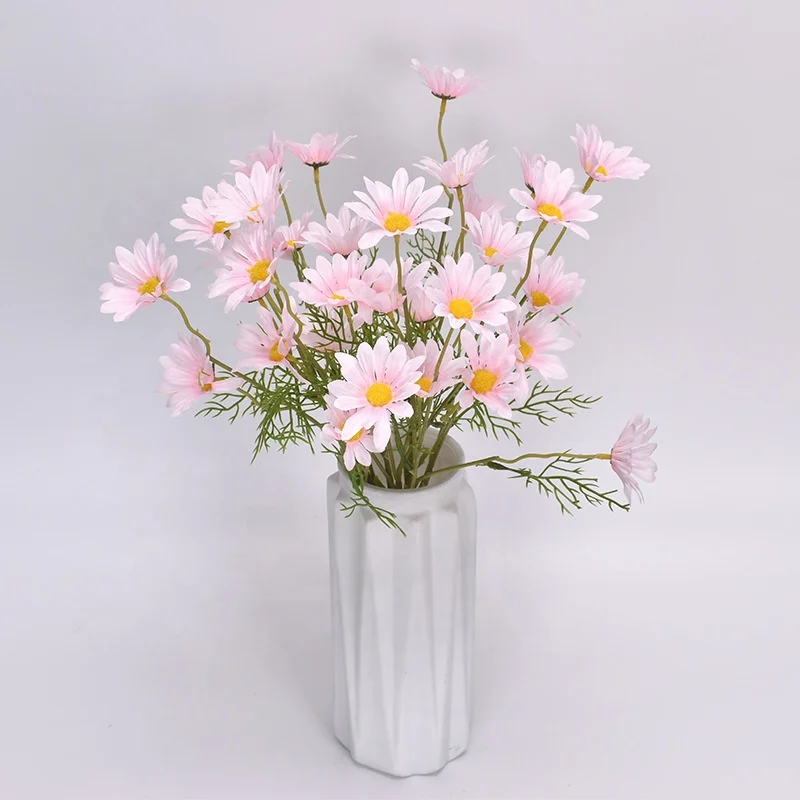 FC 7006 Home Decor Simulation Flower White Daisy Flower Accessories Home Wedding Garden  Diy Bridal Silk Artificial Flower