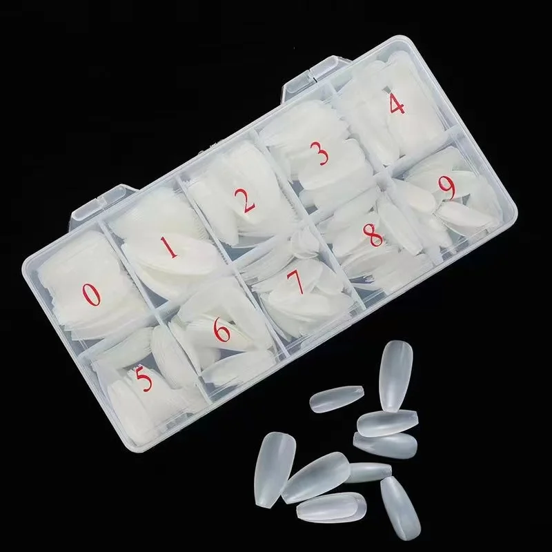 Nail art beauty 2023 new arrival high quality nail tips full coverage soft gel nails tips