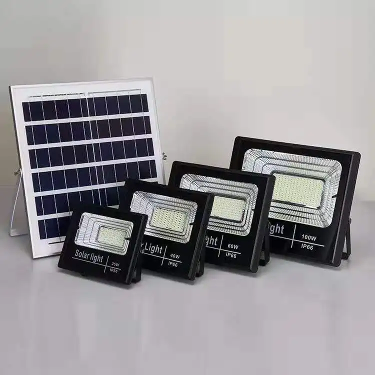 Factory Direct ip66 solar projector light 50w 100w 200w 300w led solar flood light with motion sensor
