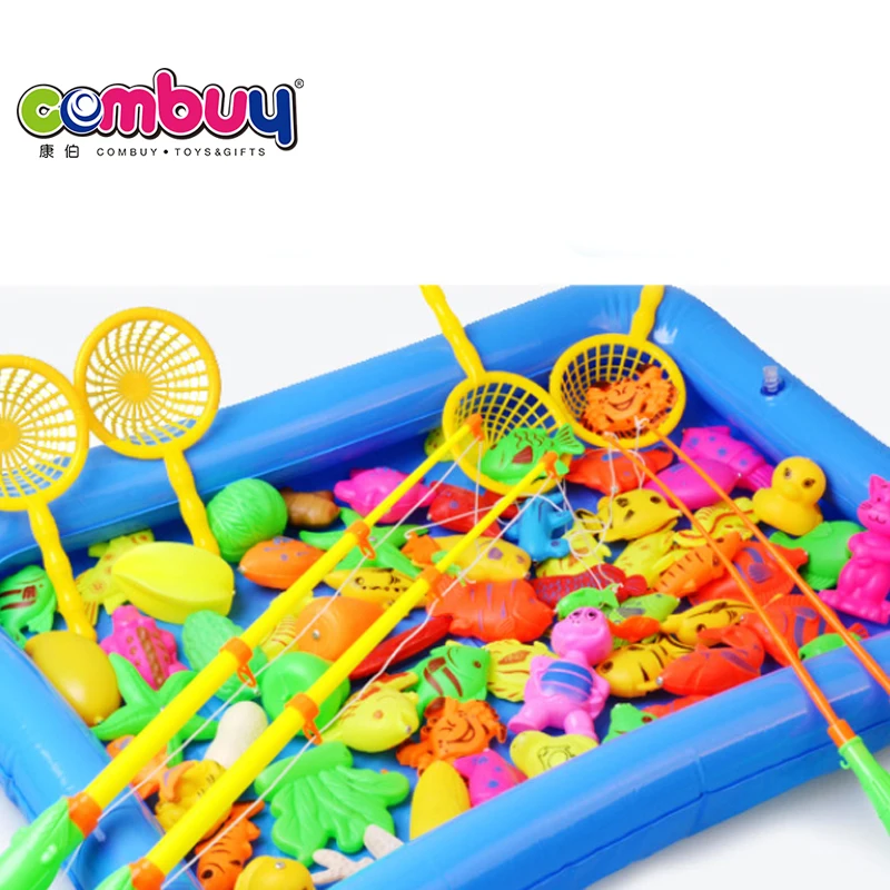Магнитная игровая удочка, надувной бассейн, детские игрушки, рыбалка