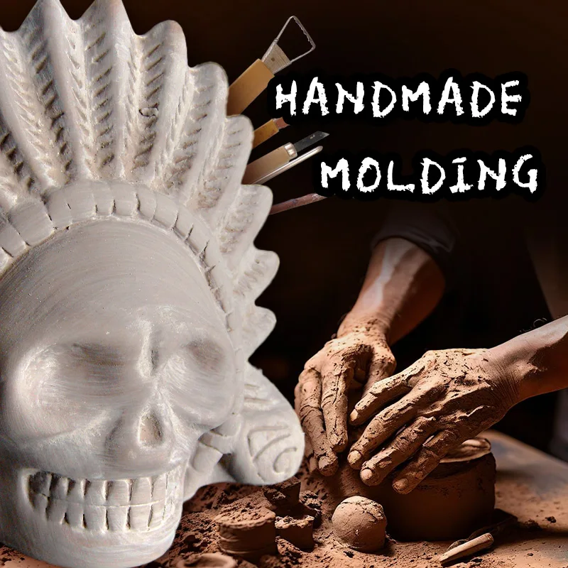 Кричащий свисток бренда ацтекский смерти для страшного Хэллоуина с призрачным и жутким свистом