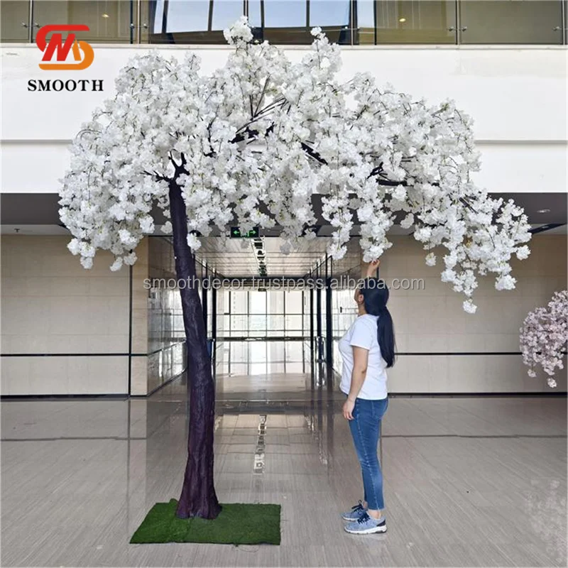 SMOOTH 310cm Large Sakura Tree Wedding Backdrop Aisle Decoration Cherry Blossom Flower Artificial Tree