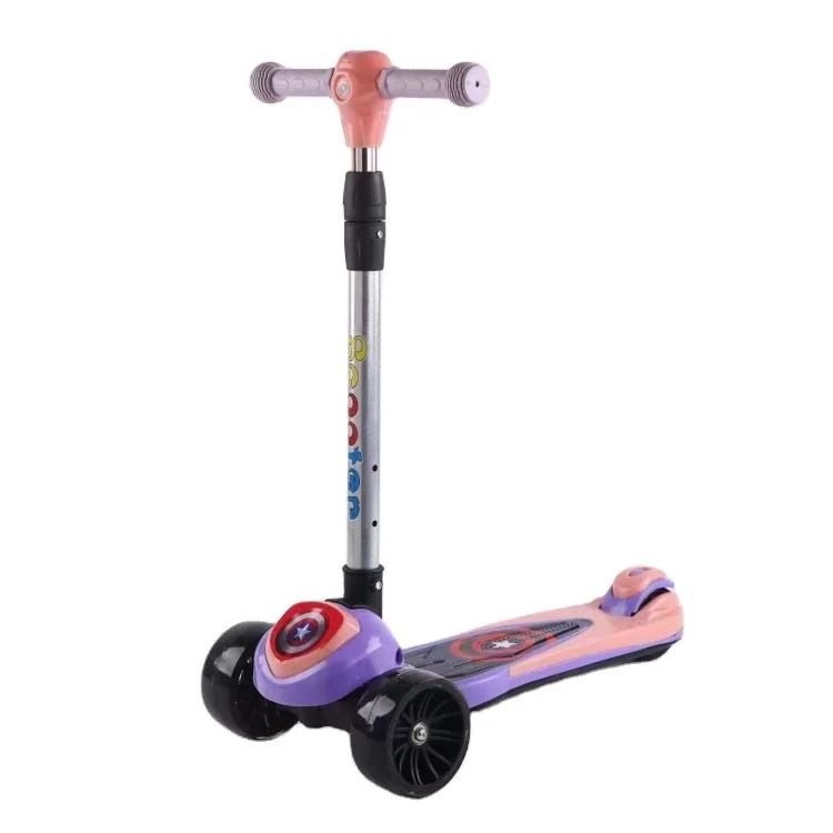 Manufacturer Wholesale  Cheap Pricewith Music+Lighting Folding Scoote Rride on Car  for Kids