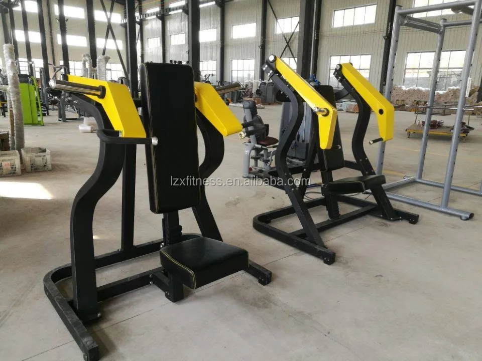 Commercial plate loaded gym equipment shoulder press lzx-3007 shoulder press fitness bodybuilding machine