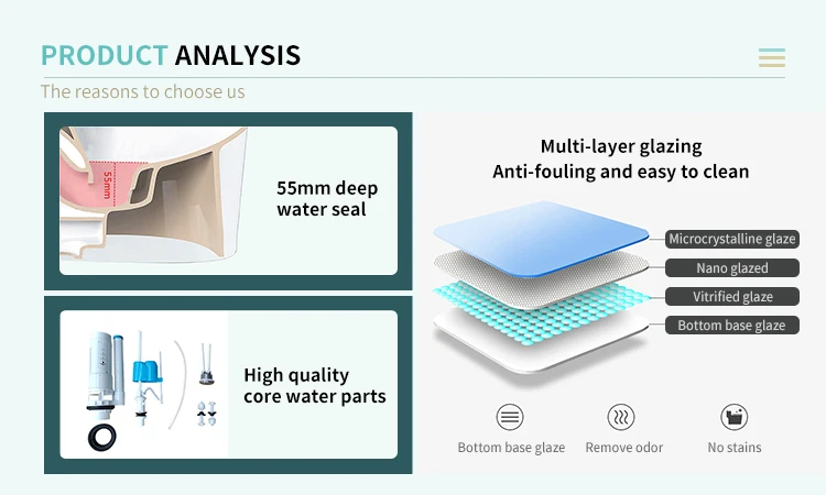 2022 cheap price bathroom ceramic sanitary ware two piece p-trap washdown toilet