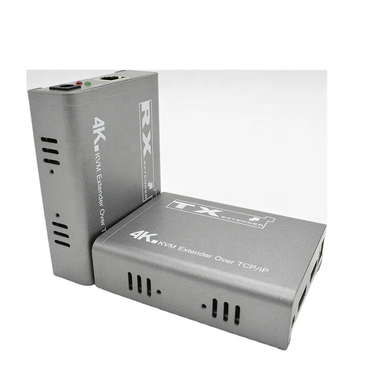 Hot Sale 200M HD MI with USB control Extender over Cat6 Support 4K@30Hz Over TCP/IP Support 1 TX to more RX