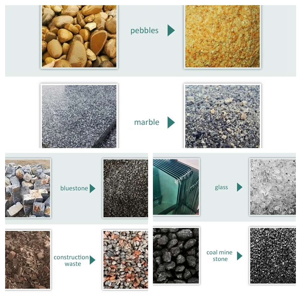 Small Scale Rock Salt Blue Stone Chip Crusher Machine Industrial Sand Hammer Coal Glass Hammer Crusher