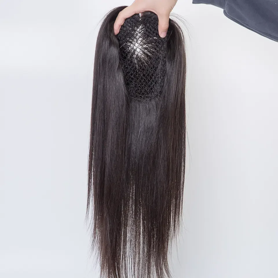 Virgin Hair 6*6.5 Base Fishnet Topper