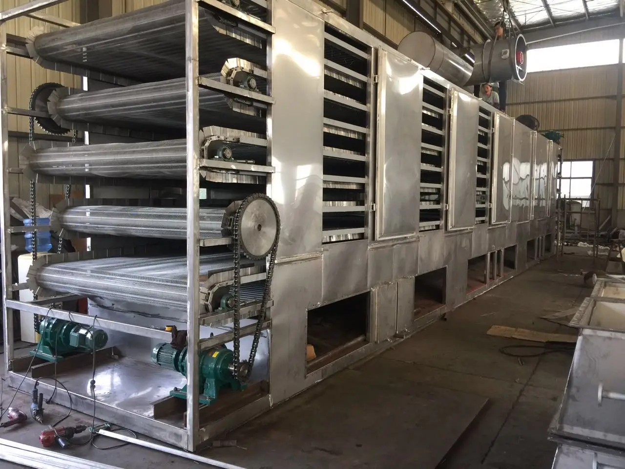 Seaweed Waste drying equipment  mesh Belt Dryer for Coconut Flakes