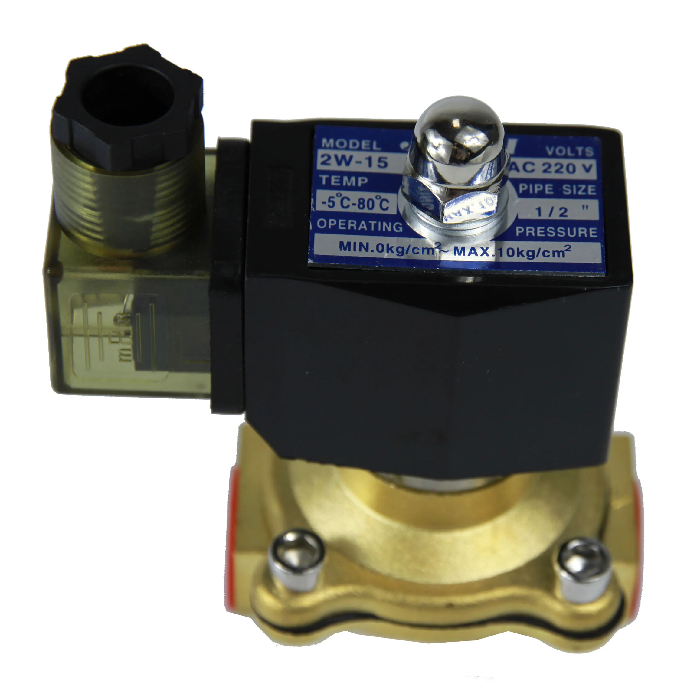 OGV AC 220V Natural LPG Threaded Machine Gas 1/2 inch Solenoid Valve