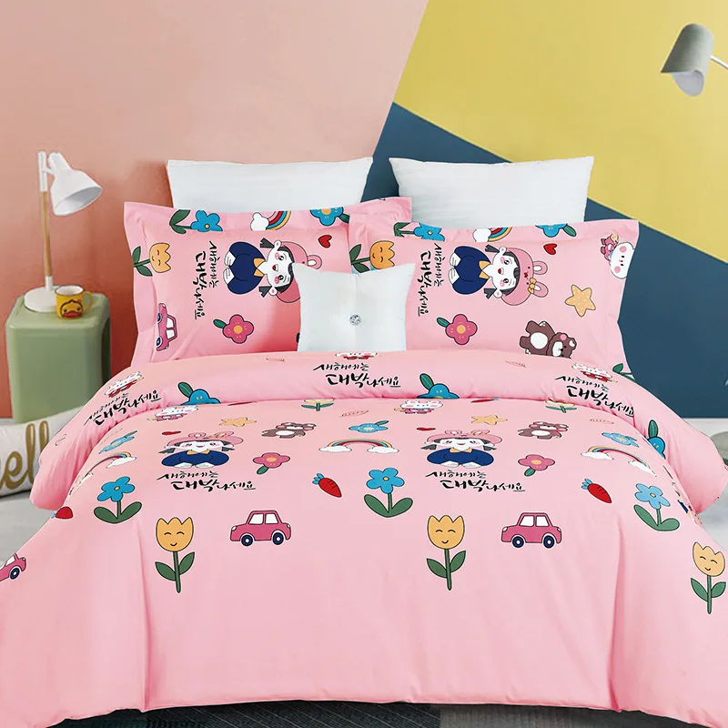 Wholesale Pattern Customization Printed Bedding Sheet Cartoon Calico Fabric for Children