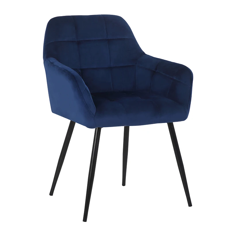 Wholesale High Quality Affordable Luxury Restaurant Chairs For Dining Table Luxury Dining Chair Blue
