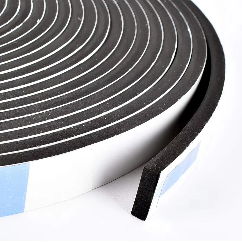 Neoprene foam tape High Density Foam Tape Neoprene Weather Stripping for Door Insulation, Soundproofing, Rattle