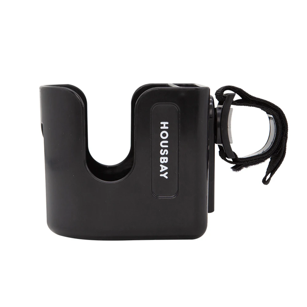 Baby New Product Plastic Black Wheelchair Bike Cup Holder 2 In 1 Cup Holder Stroller For Baby