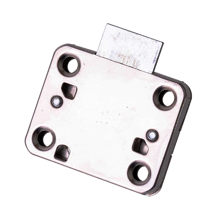 101 hot sale furniture metal nickel plated two plastic keys desk iron cabinet lock