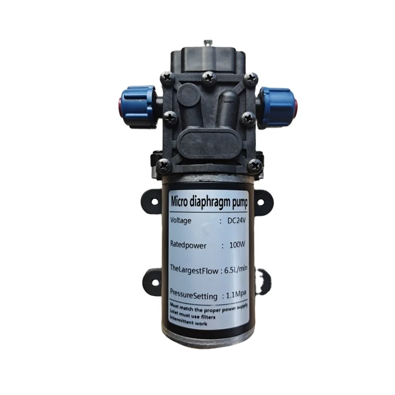 12V24V48V100W6.5L metal motor reflux diaphragm pump spray disinfection farm spray FCC pump