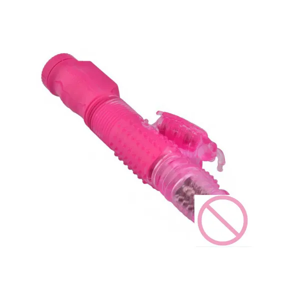 Strong Rampant Rechargeable Thrusting Wave butterfly Rabbit Vibrator
