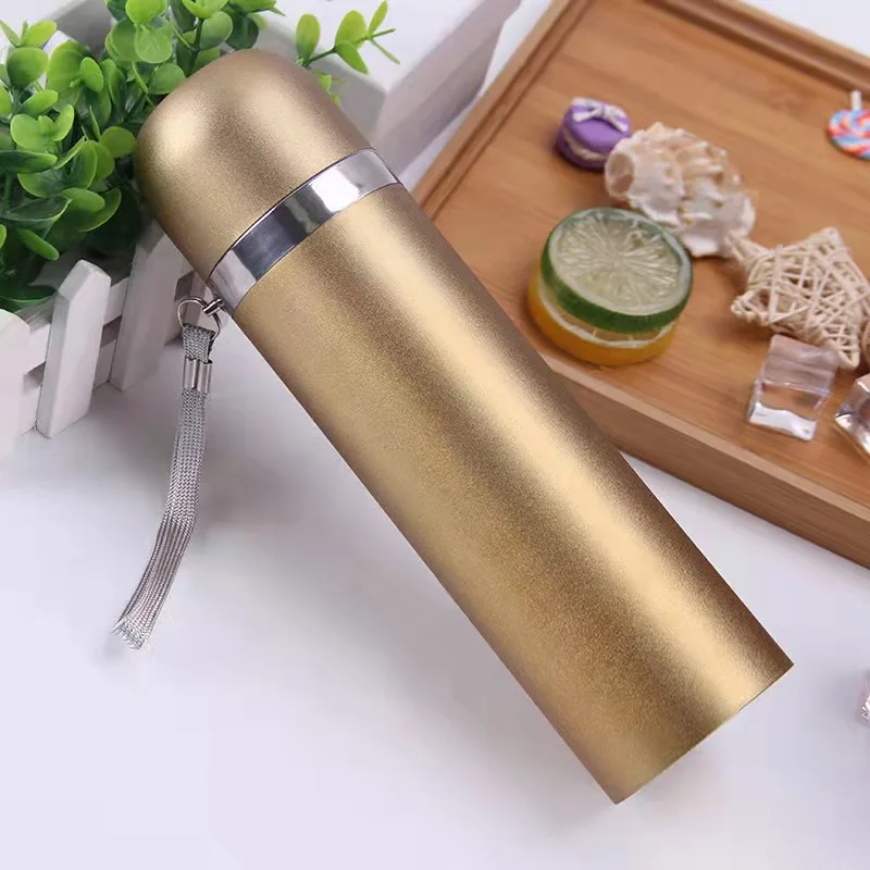 FS238 Cycling Sports Stainless Steel Water Bottle Leakproof Portable Insulated Hot Cold Water Bottle Kids School vacuum flask