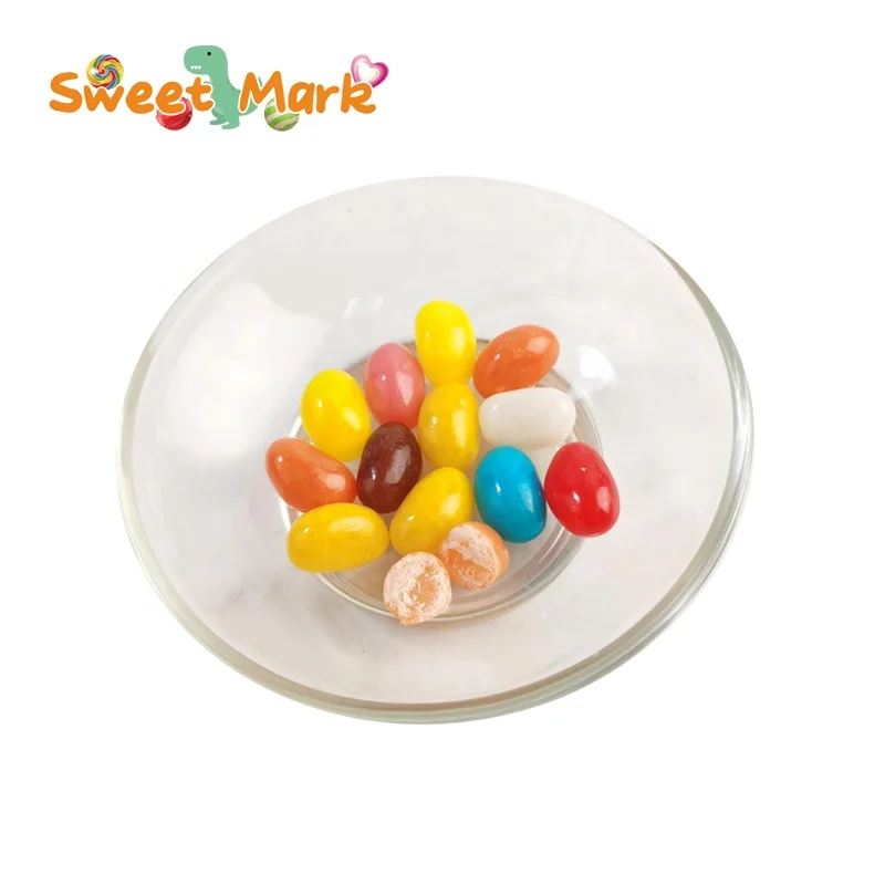 Colorful Mixed Fruit Flavored Candy Halal Candy Soft Jelly Beans