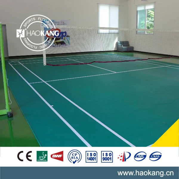 
Haokang 4.7mm badminton sports floor mat 