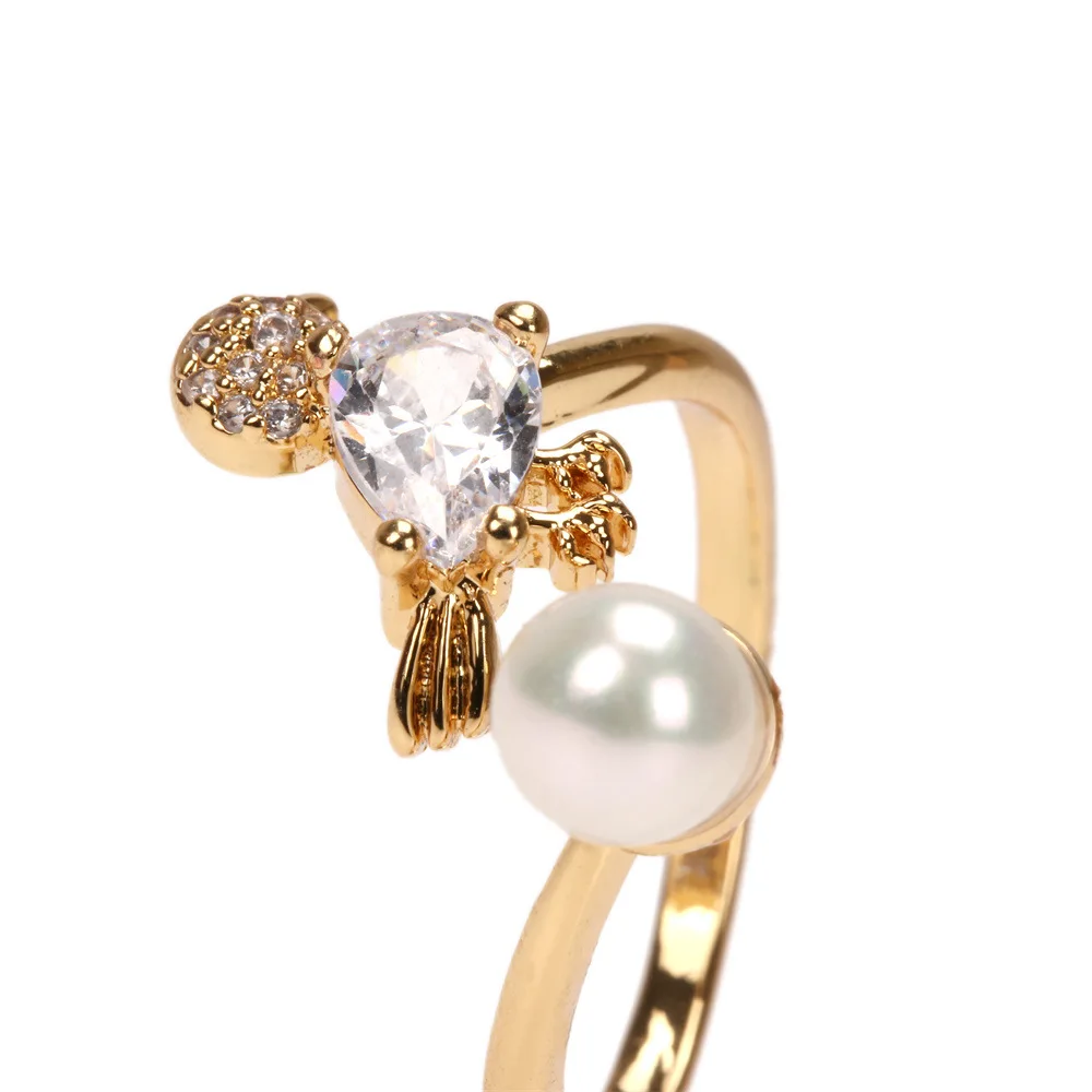 Модные аксессуары для ювелирных изделий Landy, дизайнерские ювелирные аксессуары, настройки колец ручной работы, имитация жемчуга, натуральное золото