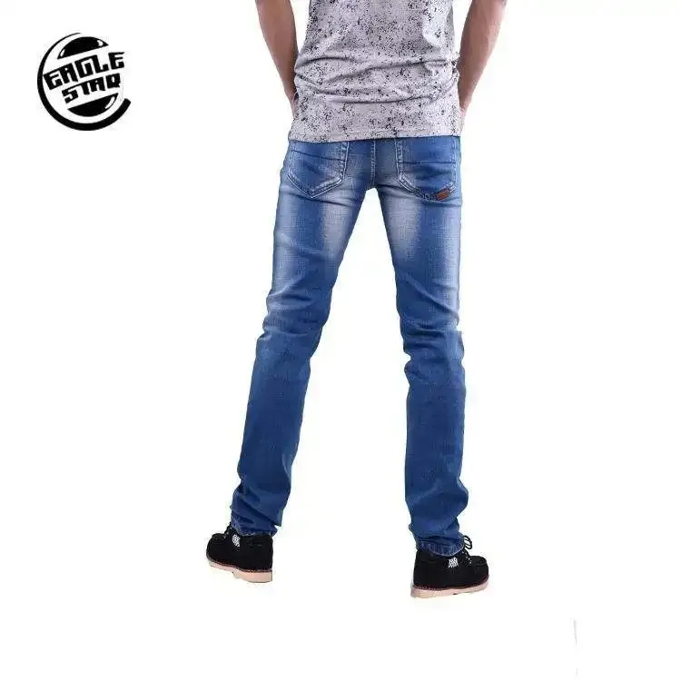 Cheap men clothes Stretch Tight Denim Jeans Pants Stock Lot liquidation