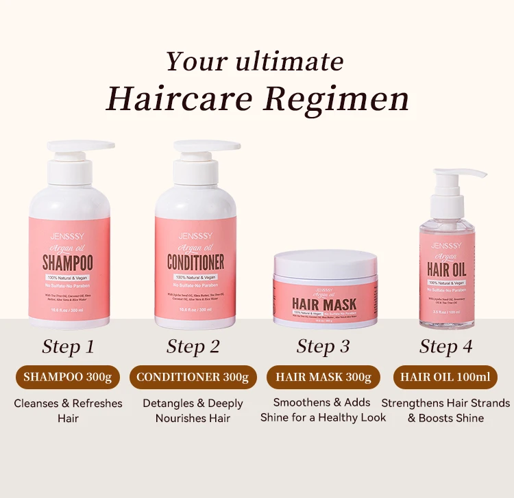 Sulfate Free Rosemary hair growth oil shampoo private label organic caffeine biotin natural hair care set for all hair types