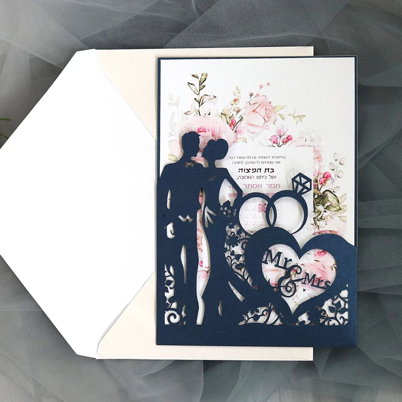 Couple Lovers Wedding Invitation Craft Dies Heart Shaped Metal Cutting Dies For Scrapbooking Paper Decoration Stencil Dies Cuts