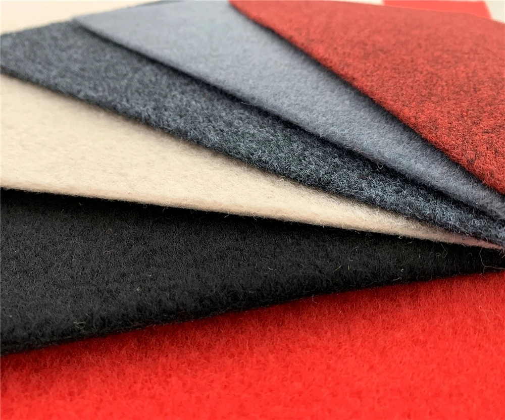 Wholesale price car upholstery material needle punched nonwoven thermal bond felt fleece recycled for car upholstery