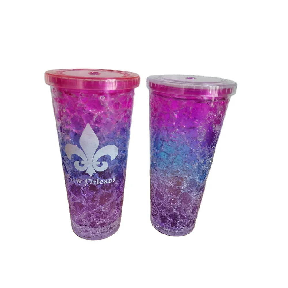 Двойная настенная морозильная кружка с гелем морозная кружка красочная кружка для льда