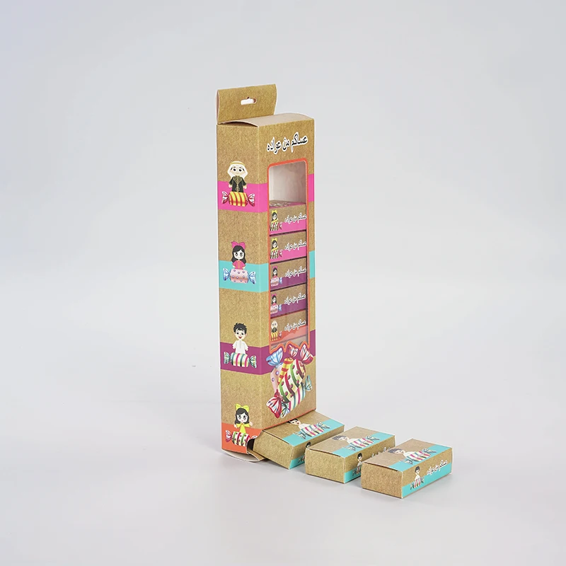 The latest manufacturers wholesale kraft paper lovely drawer candy box party holiday food gift packaging boxTH-A-117