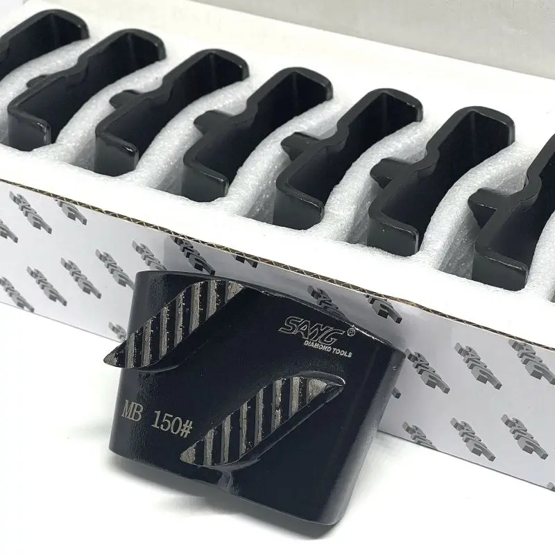 Wholesale Best Price EZ Change Tools double S Diamond Concrete Grinding Shoes with Floor Grinder