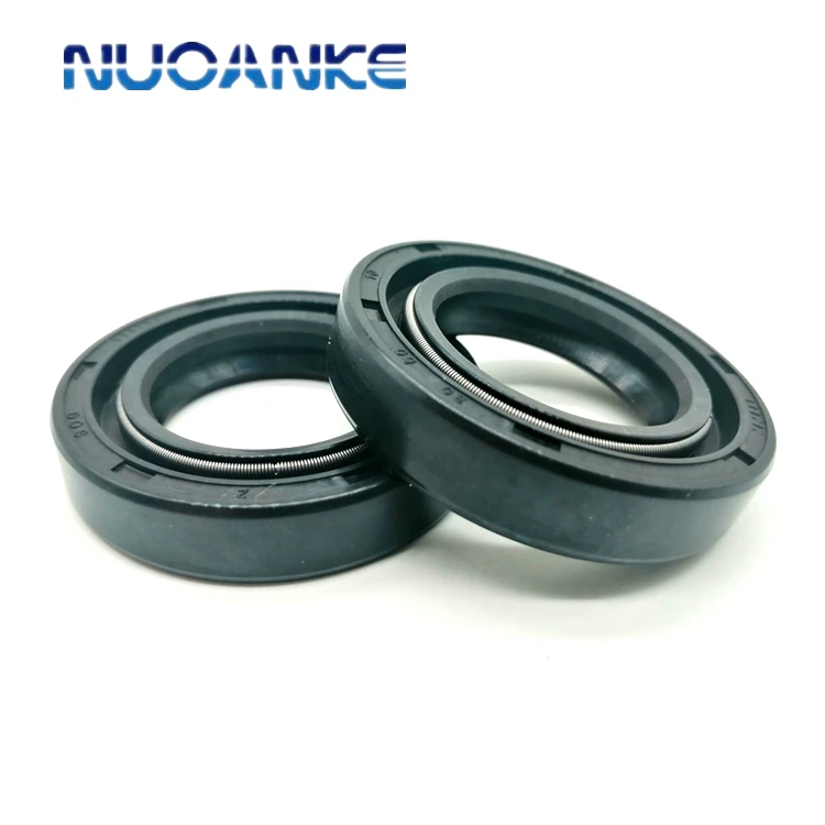 ACM NBR FKM Oil Seal With Double Lips And Spring  Custom Accept Different Type Oil Seal
